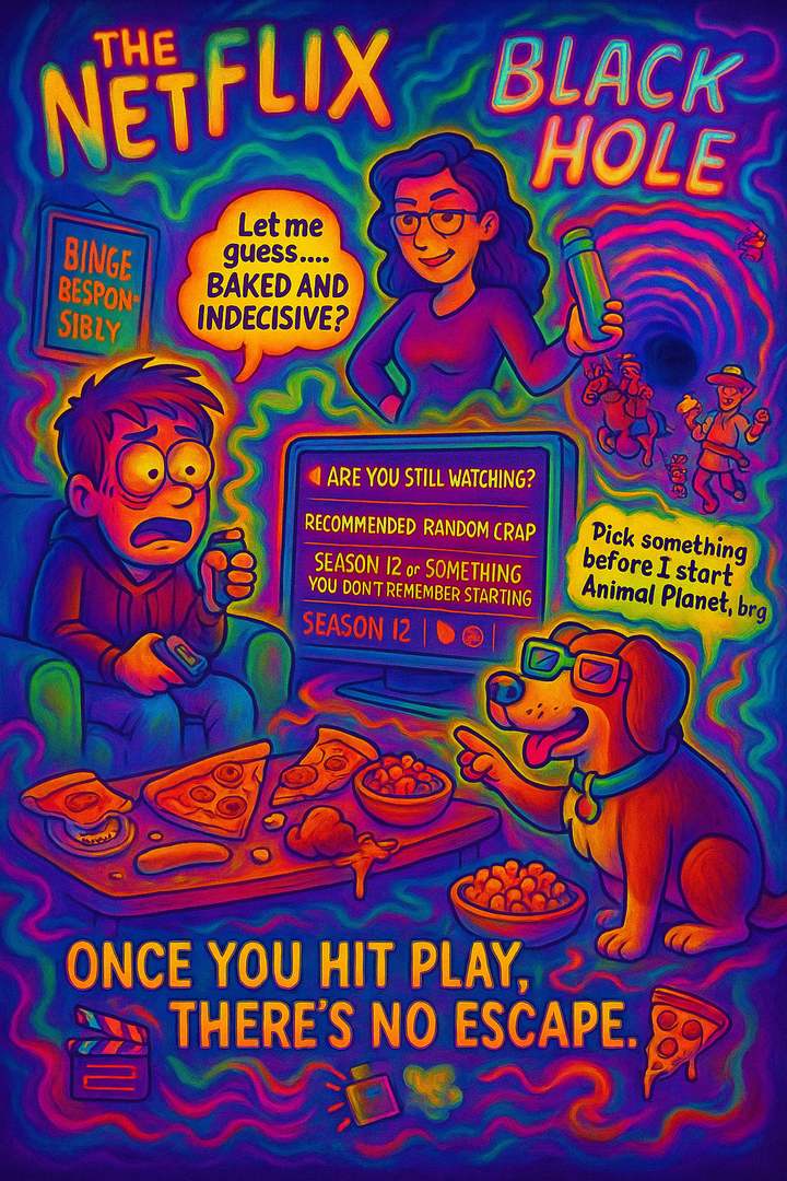 Daily Dabble: The Netflix Black Hole — When “Just One Episode” Eats Your Whole Life