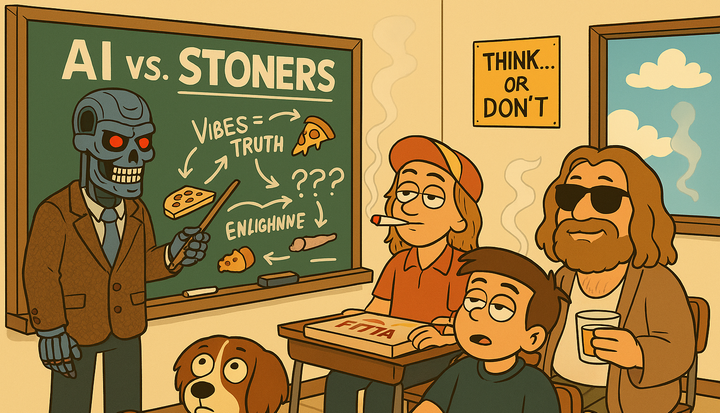 Daily Dabble: AI vs. Stoners — Who’s Really Better at Overthinking?